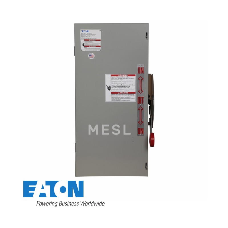 EATON HEAVY DUTY DOUBLE-THROW NON-FUSED SAFETY SWITCH