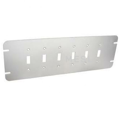 6 GANG TOGGLE BOX C/W SURFACE COVER