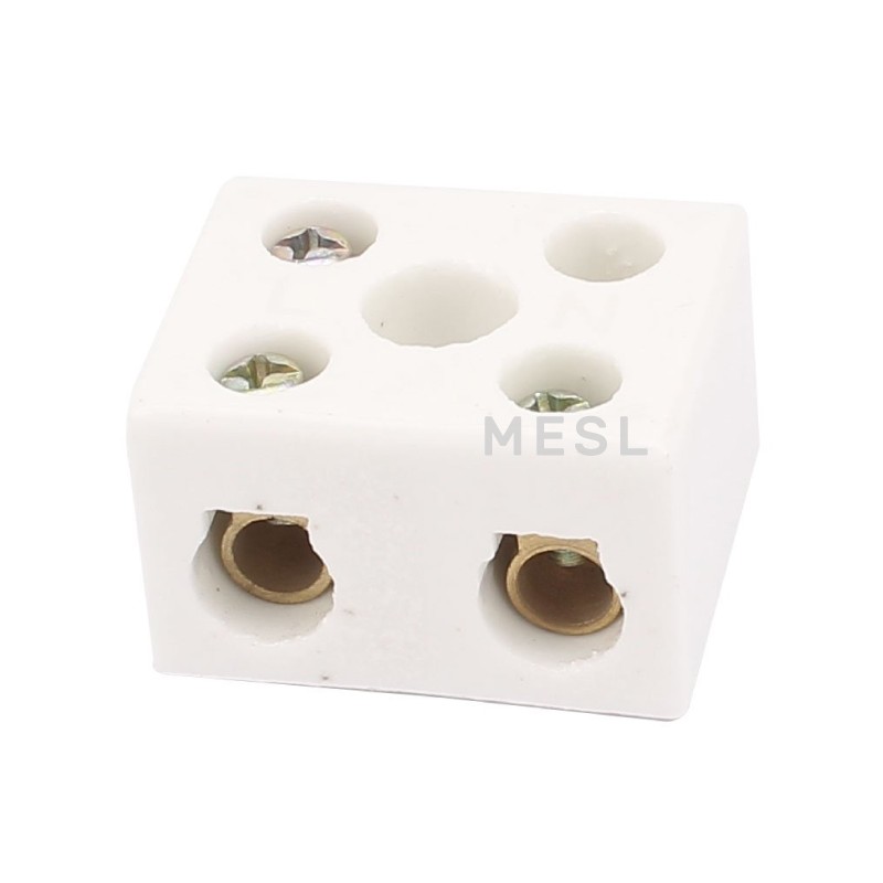 10 AMP 2 WIRE PORCELAIN CONNECTOR