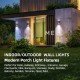 Modern Outdoor/Indoor Wall Lights 1" 60W