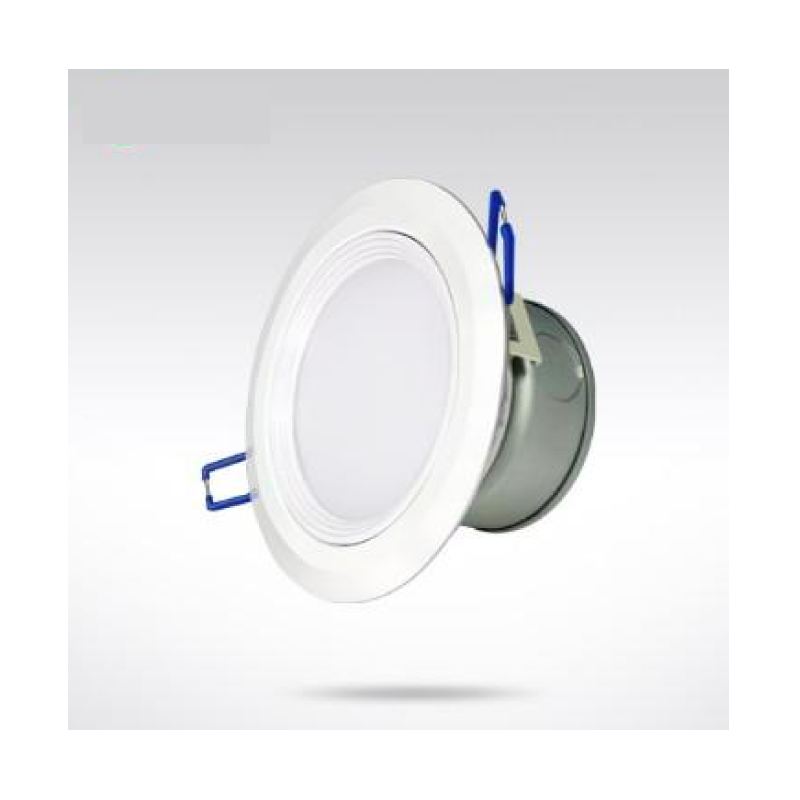 8Watt Non Dimmable White Housing Frosted Glass LED DOWNLIGHTER