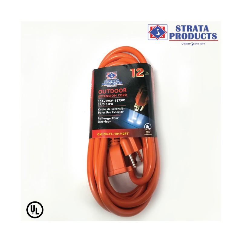 12 FEET EXTENSION CORD