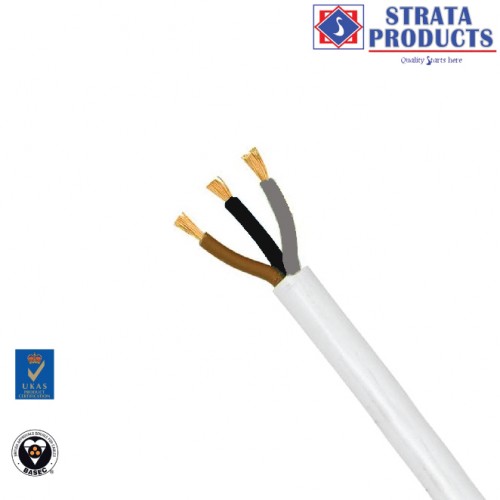 3 CORE FLAT CABLE 6mm
