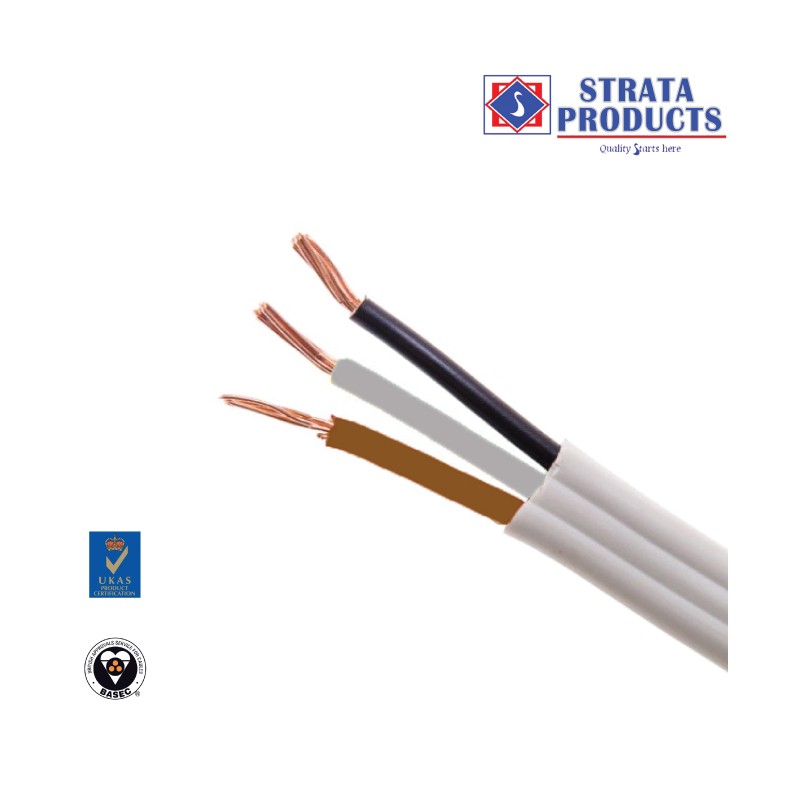 3 CORE FLAT CABLE 16mm