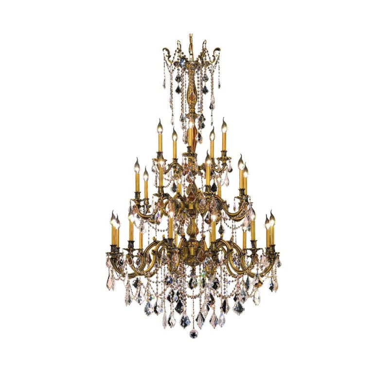 Chandelier with Clear Crystal - Modern Electrical Supplies Ltd