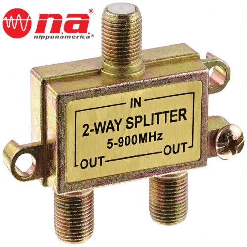 2 WAY CABLE TV SPLITTER
