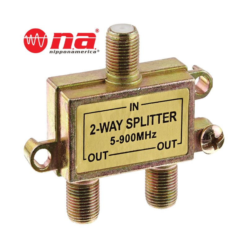 2 WAY CABLE TV SPLITTER