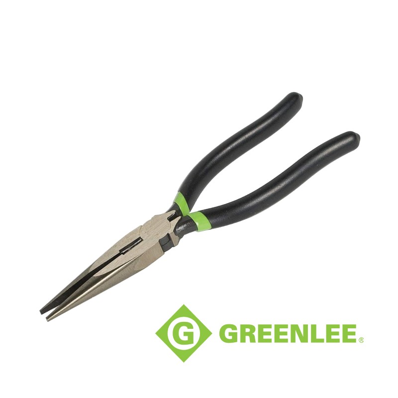 LONG NOSE PLIERS/SIDE CUTTING 7" DIPPED GRIP