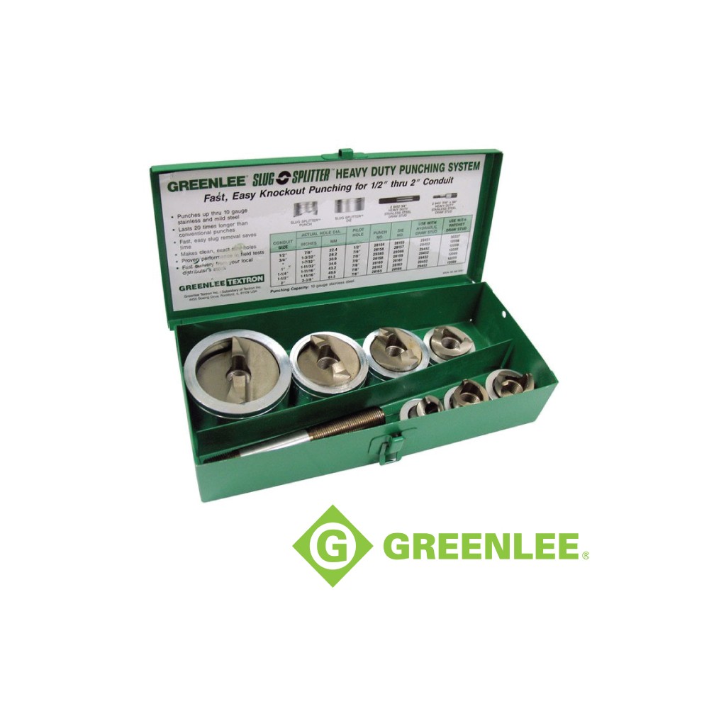 HYDRAULIC KNOCKOUT PUNCH SET Modern Electrical Supplies Ltd