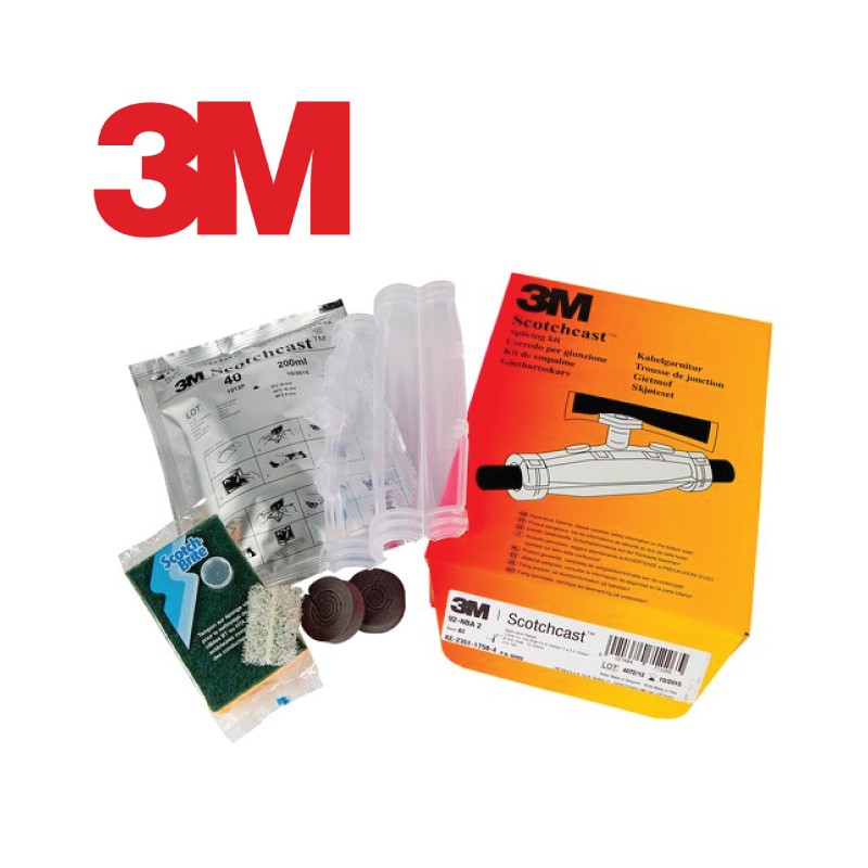 Scotchcast™ 92NBA3 Premium Resin Cable Inline Joint Kit to suit cable OD 1332 mm Modern