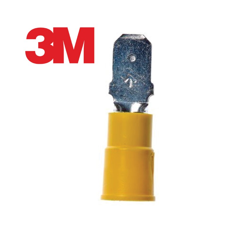 Scotchlok™ Male Disconnect, Vinyl Insulated Butted Seam MVU10-250DMK