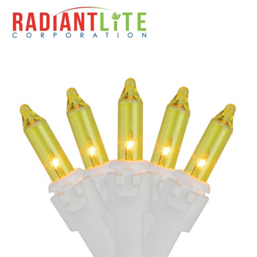 M5 LED ICICLE LIGHT YELLOW COLOR