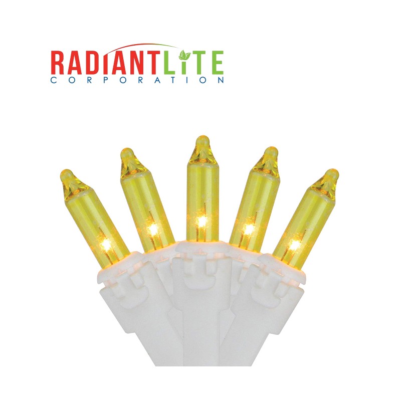 M5 LED ICICLE LIGHT YELLOW COLOR