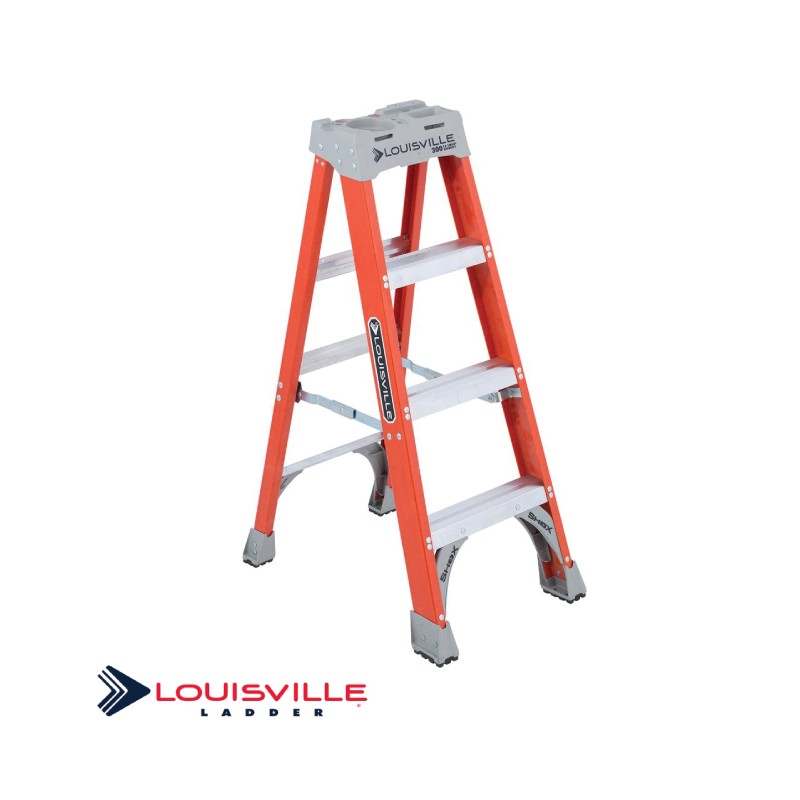 LOUISVILLE LADDER 4FOOT FIBERGLASS STEP LADDER Modern Electrical
