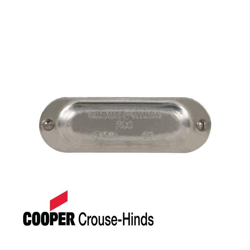 CROUSE-HINDS SERIES CONDULET MARK 9 COVER WITH INTEGRAL GASKET