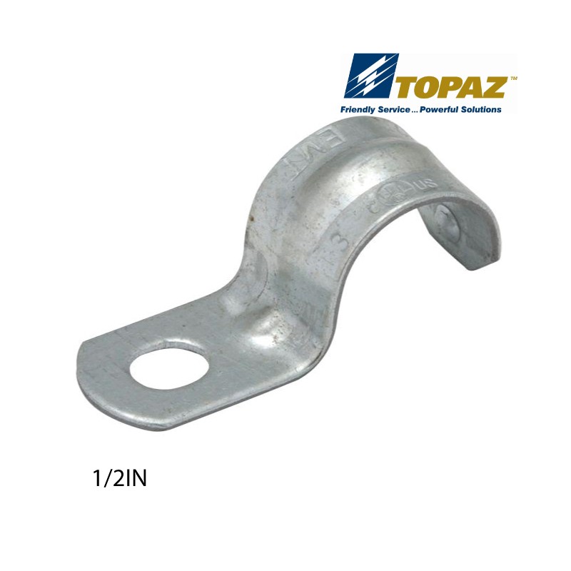 1/2" One Hole Snap On Type Strap