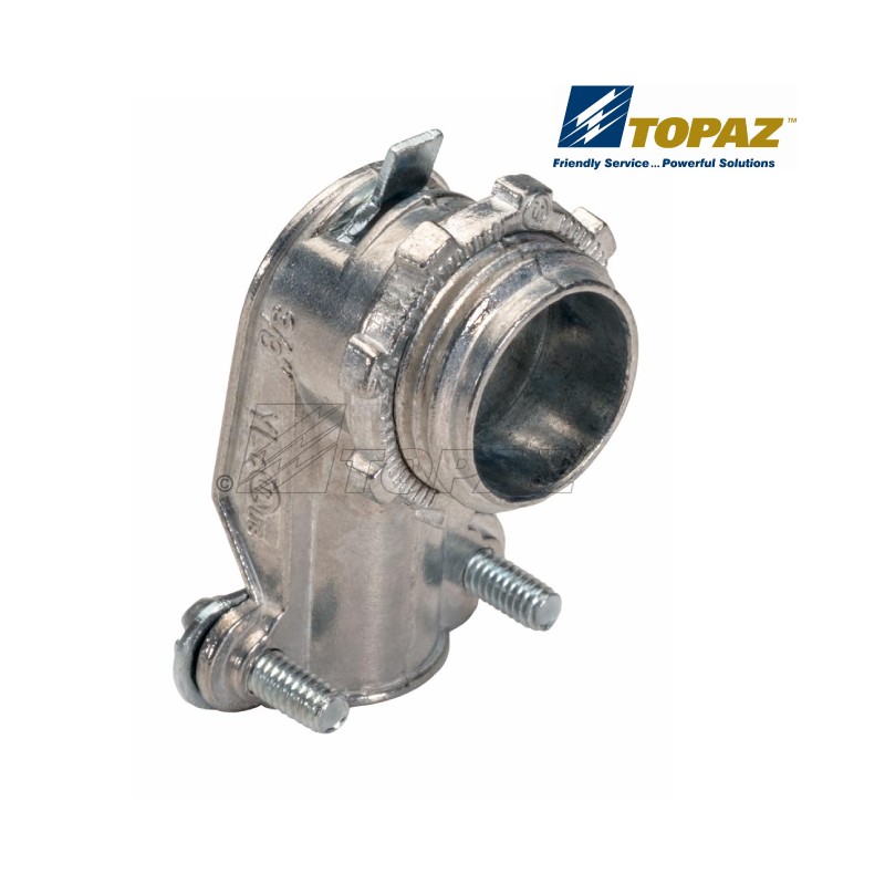 1/2" 90 Squeeze Type BXFlex Connector Modern Electrical Supplies Ltd