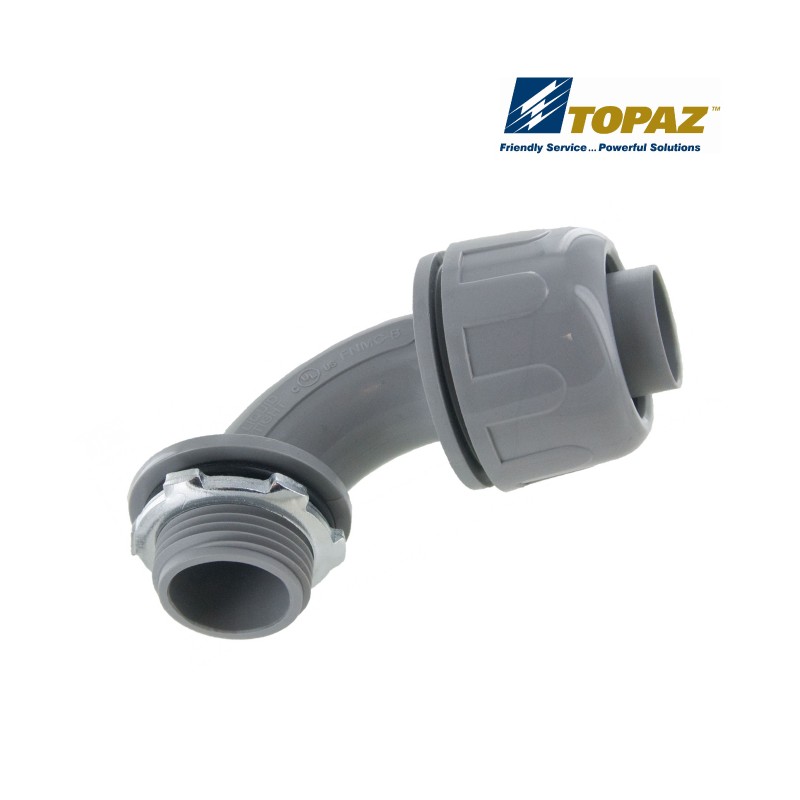 1" 90° Gray Nylon Liquidtight Connector Modern Electrical Supplies Ltd