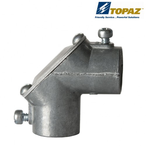 Share 1" Rigid To Rigid 90° Pull Elbows Zinc With Gasket