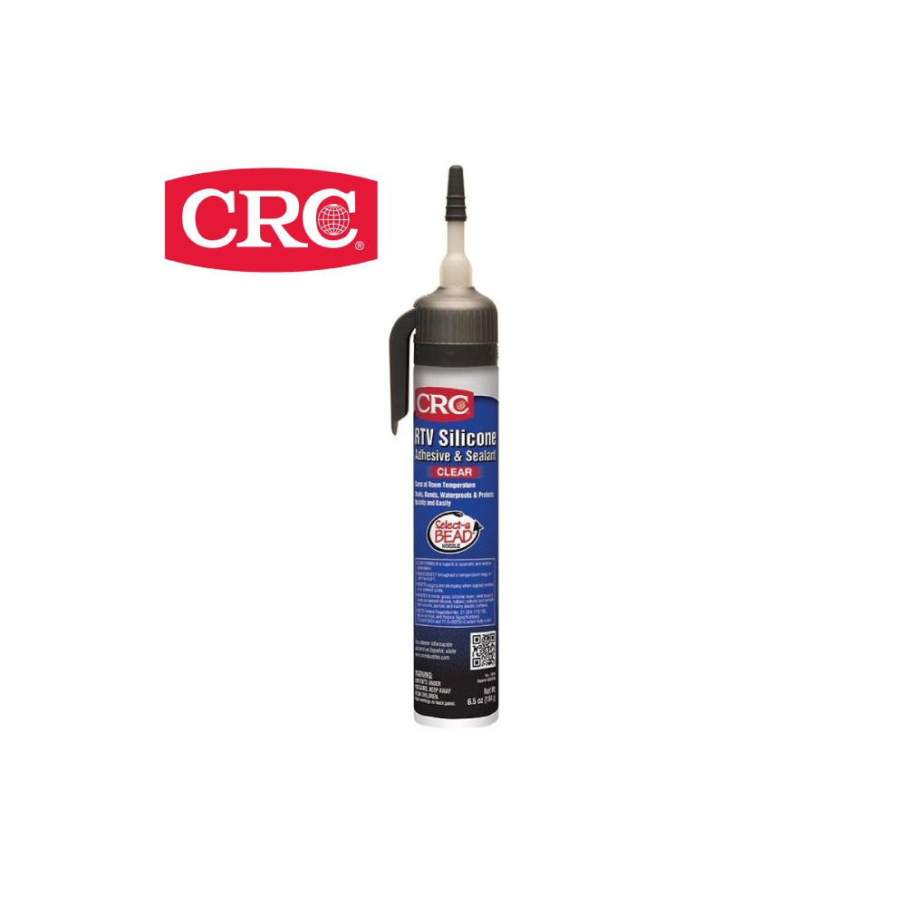 CRC RTV Silicone Sealant - Clear 6.5 Wt Oz