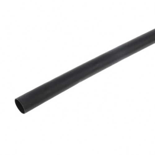 FLAT HEAT SHRINK PE TYPE BLACK 19.1mm(1.2mt/Lgt)