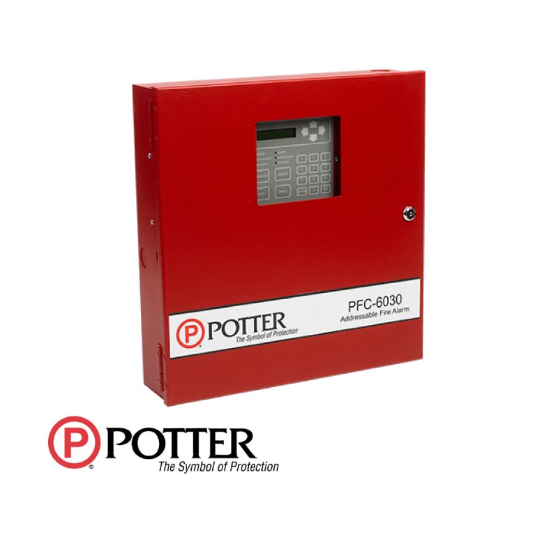 30 Point Addressable Fire Alarm Control Panel
