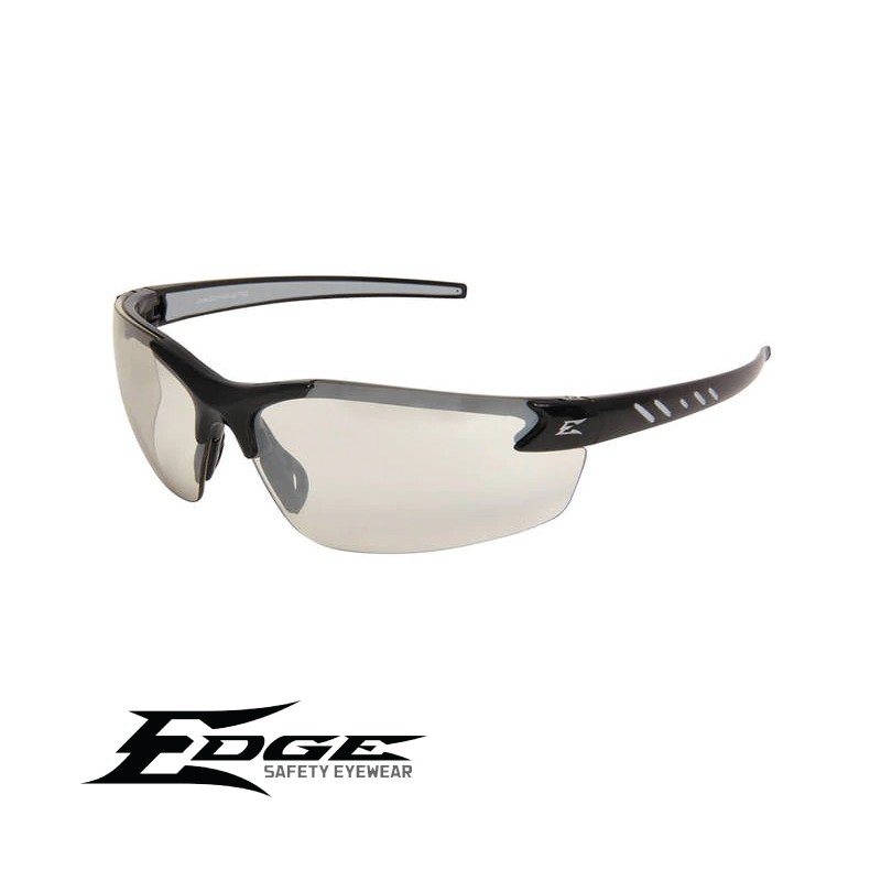 Edge Zorge G2 Safety Glasses with Black Frame and Indoor/Outdoor Lens
