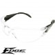 Edge EyeWear AB111 Kirova Safety Sunglasses - Black Frame With Clear Lens