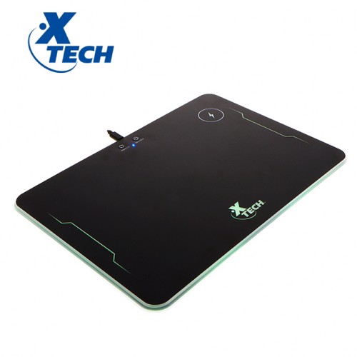 RGB hard mouse pad with wireless charger