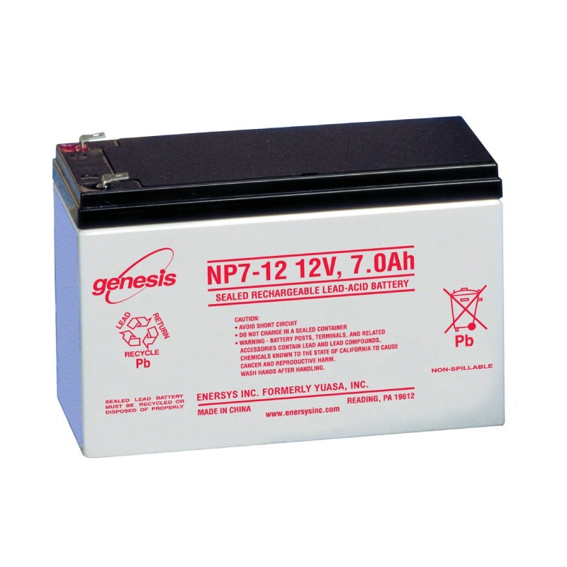 NP7-12 Battery - 12 Volt 7.0AH