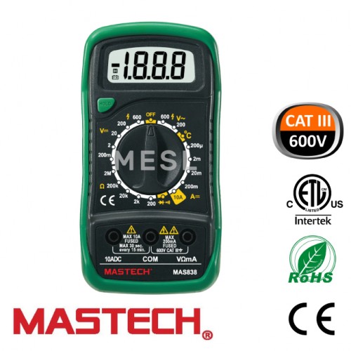MAS838 - Digital Multimeter