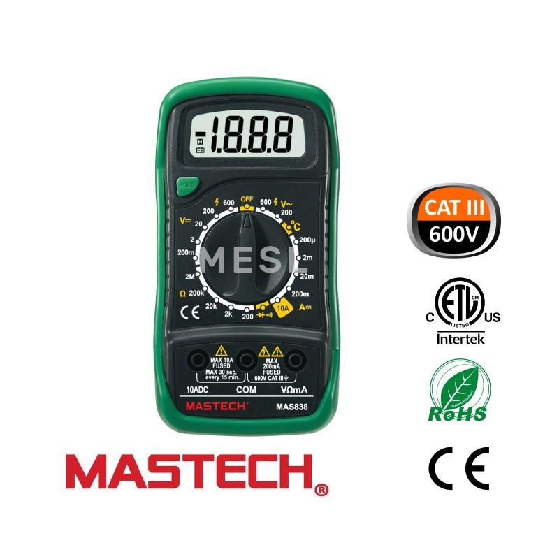 MAS838 - Digital Multimeter
