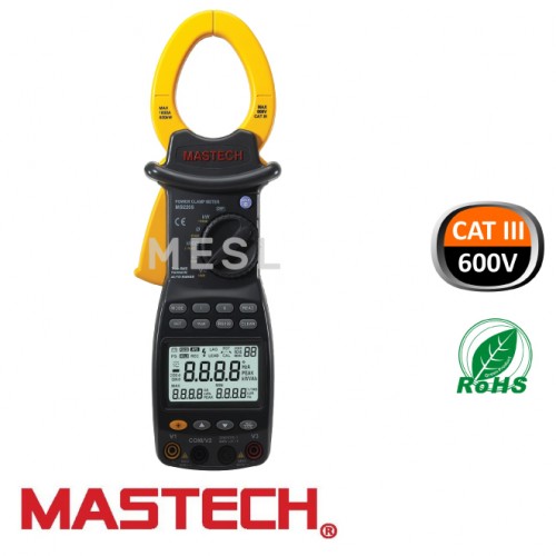 MS2205 - Three Phase Digital Power Clamp Meter with RS23